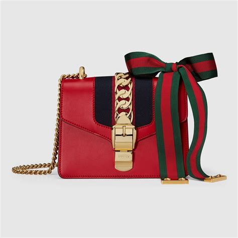 gucci sylvie mini chain bag black|Gucci Mini Sylvie Chain Crossbody Bag .